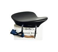 Conrad Gotz Zk4253 Original Mentonnière pour violon 4/4, Hambourg Ébène avec supports de style fermé