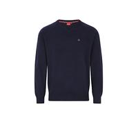 Conrad V-Neck Men's Jumper in Navy, Medium