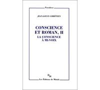 Conscience et roman 2 La conscience à mi voix La conscience à mi-voix - Jean-Louis Chrétien - Minuit - broché - Essai