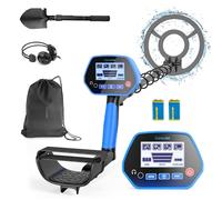 Consciot Détecteur de métaux pour adultes et enfants, étanche IP68, détecteur d'or professionnel plus précis avec bobine de recherche de 20,3 cm, écran LCD, mode métal et disque, utilisation sur la