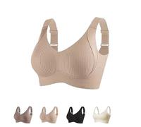 Consciouts Bra, Consciouts/Sentdream/Steadilty/Presencte Women's Ribbed Push Up Adjustable Wireless Bra (02,TG)