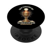 Consécration eucharistique Traditionnelle Latine Messe Catholique PopSockets PopGrip Adhésif