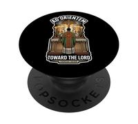 Consécration eucharistique Traditionnelle Latine Messe Catholique PopSockets PopGrip Adhésif