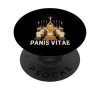 Consécration eucharistique Traditionnelle Latine Messe Catholique PopSockets PopGrip Adhésif