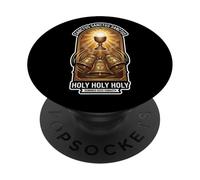 Consécration eucharistique Traditionnelle Latine Messe Catholique PopSockets PopGrip Adhésif