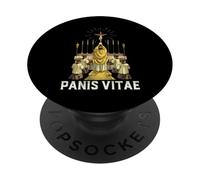 Consécration eucharistique Traditionnelle Latine Messe Catholique PopSockets PopGrip Adhésif