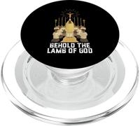 Consécration eucharistique Traditionnelle Latine Messe Catholique PopSockets PopGrip pour MagSafe