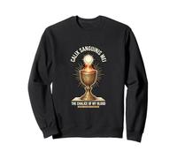 Consécration eucharistique Traditionnelle Latine Messe Catholique Sweatshirt