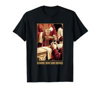 Consécration eucharistique Traditionnelle Latine Messe Catholique T-Shirt Graphique avec Valeur