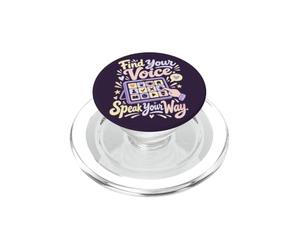 Conseil de Communication de l'AAC pour la Sensibilisation à la neurodiversité PopSockets PopGrip pour MagSafe