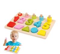 Conseil de numéros en bois, puzzle de numéros en bois | Carte de tri numérique | Jeu sensoriel éducatif pour enfants, activités d'entraînement d'âge préscolaire pour les enfants d'âge supérieur