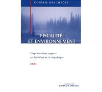 Conseil des impôts, fiscalité et environnement - Collectif - Journaux Officiels - broché - Etude