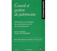 Conseil et gestion du patrimoine