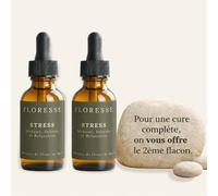 Conseil Fleur de Bach® - Fleurs de Bach Anti Stress 30ml +1 OFFERT - Cure complète - Stress, angoisse, anxiété - Retrouver calme et sérénité - Lot 2 flacons- Élixir floral traditionnel