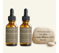 Conseil fleur de Bach® - Fleurs de Bach Chien Stressé 30ml +1 Offert - Cure complète - Stress, anxiété, Agitation - Chien apaisé et Serein - Élixir Floral Traditionnel - Lot 2 flacons
