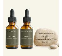 Conseil Fleur de Bach® - Fleurs de Bach Deuil 30ml +1 OFFERT - Cure complète - Tristesse, chagrin, peine, perte - Retrouver apaisement et sérénité - Lot 2 flacons