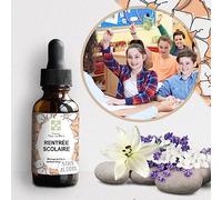 Conseil fleur de Bach® Fleurs de Bach Rentrée scolaire sereine "SANS ALCOOL" - Aidez vos enfants à vivre une rentrée scolaire agréable sans stress et angoisse .30ML, lot de 2
