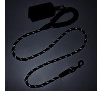 Conseil Sac de Rangement pour Animaux de Compagnie Ensemble de Corde de Traction Corde de Traction pour Chien Corde Ronde réfléchissante + Ensemble de Sac de ramassage de Caca