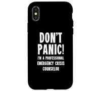 Conseiller d'urgence en cas de crise Coque pour iPhone X/XS