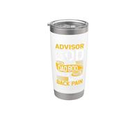 Conseiller financier Bod Like A Dad Bod Conseiller scolaire Gobelet isotherme en acier inoxydable double paroi