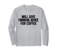 Conseiller Financier, Funny Donne des Conseils Financiers pour Le café Manche Longue