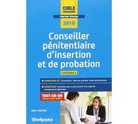 Conseiller pénitentiaire d'insertion et de probation 2019: Catégorie B