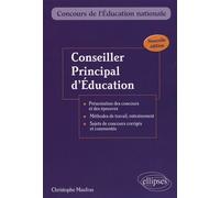 Conseiller Principal D'éducation - Externe, Interne, Troisième Concours