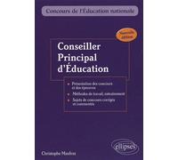Conseiller principal d'éducation. Nouvelle édition - Christophe Maufras - Ellipses - broché - Etude