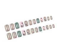 Conseils d ' ongles fausses colles sur bâton le jour de la patrie presse sur fausses femmes artificielles colles acryliques sur pour les femmes claires