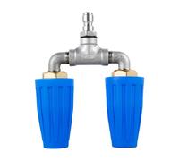 Conseils de buse de rondelle de puissance-buse à jet turbo rapide, outil de nettoyage lourd | Onyx de pression rotative pour ponts, sols de garage, pavage en pierre et équipement