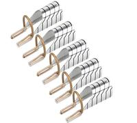 Conseils de ongles 5 pcs Conseils d'extension de ongles pratiques Guide de forme en aluminium Guide de forme réutilisable