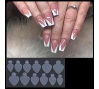 Conseils De Ongles Français Guide De Dessin Autocollants Nail Form Gel Polish Sticker Manucure Pochy Tools Tools Ligne Stickers