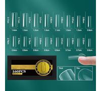 Conseils De Ongles Français Professionnels Transparents Multiples De Plusieurs Tailles Softs Flexible Nails Art Fournitures Pour La Maison Et Le Salon Utilisez Des Fournitures D'art À Ongles Pour Un