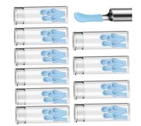 Conseils de remplacement du nettoyeur d'oreille 60pcs Caméra d'oreille Conseils de remplacement Soft ＆ Outil nettoyage flexible en silicone compatible avec un tapisse 'oreilles visuelle