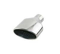 Conseils d'échappement Embout d'échappement universel pour voiture, pour tuyau d'extrémité incliné, sortie roulée/ovale, polonais 304(Dj3027f-r)