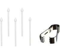 Conseils Du Stylet ? Pour Samsung Galaxy Tab S7 Fe (4G 5G) Wi-Fi Sm-T730 T733 T736B 2021 12.4Inch Pointes De Stylet S Pour Écran Tactile Avec Embouts D'Outils 5 White