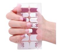 Conseils français gels ongles rayures enveloppes politiques autocollants scintillants manucures fournitures décoration artistique bandes d'ongles françaises enveloppes scintillantes