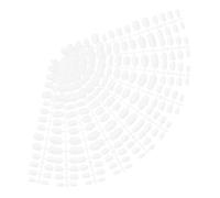 Conseils Ongles des Orteils en Plastique, 10 Feuilles