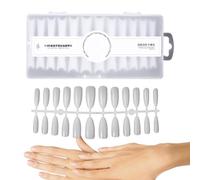 Conseils pour faux ongles, conseils d'extension des ongles - 240 pièces de faux ongles ultra fins - 12 tailles de kit d'extension d'ongle simple, pointes d'ongles françaises, pointes d'ongles