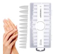 Conseils pour faux ongles, conseils d'extension des ongles | 240 pièces fines en acrylique nail top | Demi-Cover Nail Tips, 12 tailles Easy Nail Extension Set, Traceless French Nail Tips for Nails