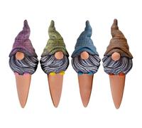Conseils pour l'irrigation - Lot de 4 Gnomes de jardin automatiques | Conseils pour l'irrigation en terre cuite, pour l'intérieur et l'extérieur, jardin, cour, pelouse, jardinières, pots à fleurs, Arb