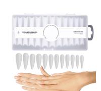 Conseils pour ongles acryliques, conseils d'ongles en acrylique, 240 pièces de faux ongles professionnels, kit d'extensions d'ongles faciles de 12 tailles, pointes d'ongles french, pointes d'ongles