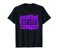 Conseils sur Les Sentiments de Couleur Violette - Graphique Violet Real Talk T-Shirt