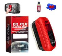 Consensuts-F Window Cleaner, Consensuts Automotive Oil Film Cleaning Brush, Jetdryshop Glass Cleaner, Oil Film Brush 2.0, Rain and Fog Windshield Brushes, Auto Glass Degreaser Windshield Polish (A)
