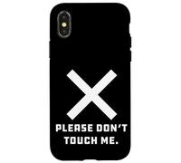 Consentement Please Don't Touch Me Coque pour iPhone X/XS