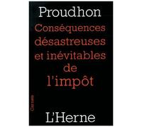 Conséquences Désastreuses Et Inévitables De L'impôt
