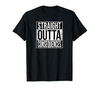 CONSÉQUENCES Droites Outta T-Shirt Graphique avec Valeur