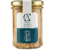 Conservas Ana María - Lot de 3 X Filets de Bonite du Nord (Thon Blanc) à l'Huile d'Olive - Série Or - Bocal de 190g - Produit Artisanal de Santoña (Espagne)