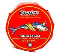 Conservas GRACIETE - Pâté de Maquereau - 3 x 85gr (Paquet de 3 canettes)