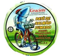 Conservas GRACIETE - Pâté de Saumon fumé - 3 x 85gr (Paquet de 3 canettes)